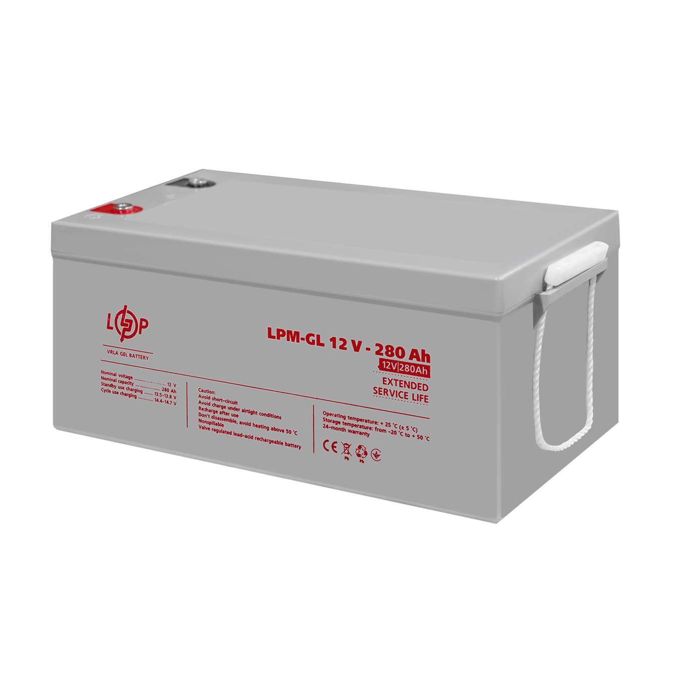 Акумуляторна батарея LP LPМ GL12- 280АН типу GEL